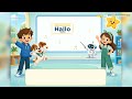 Learn German for kids 🇩🇪 Hallo + Tschüss with Max &amp; Mila #LearnGerman #KidsGerman #BilingualKids