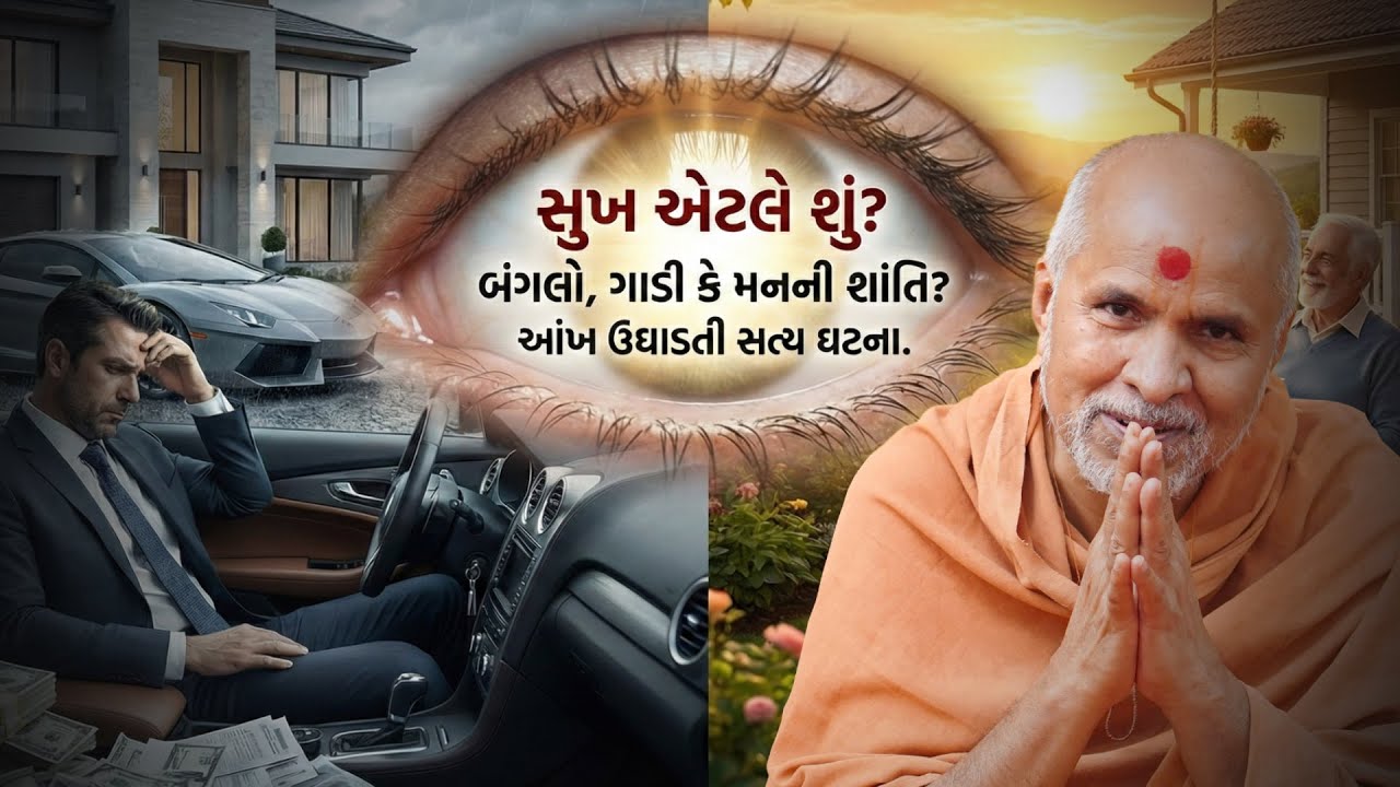 Sukh Etle Shu? Banglo, Gadi Ke Manni Shanti? Aankh Ughadti Satya Ghatna | HDH Swamishri | 19 Feb, 26