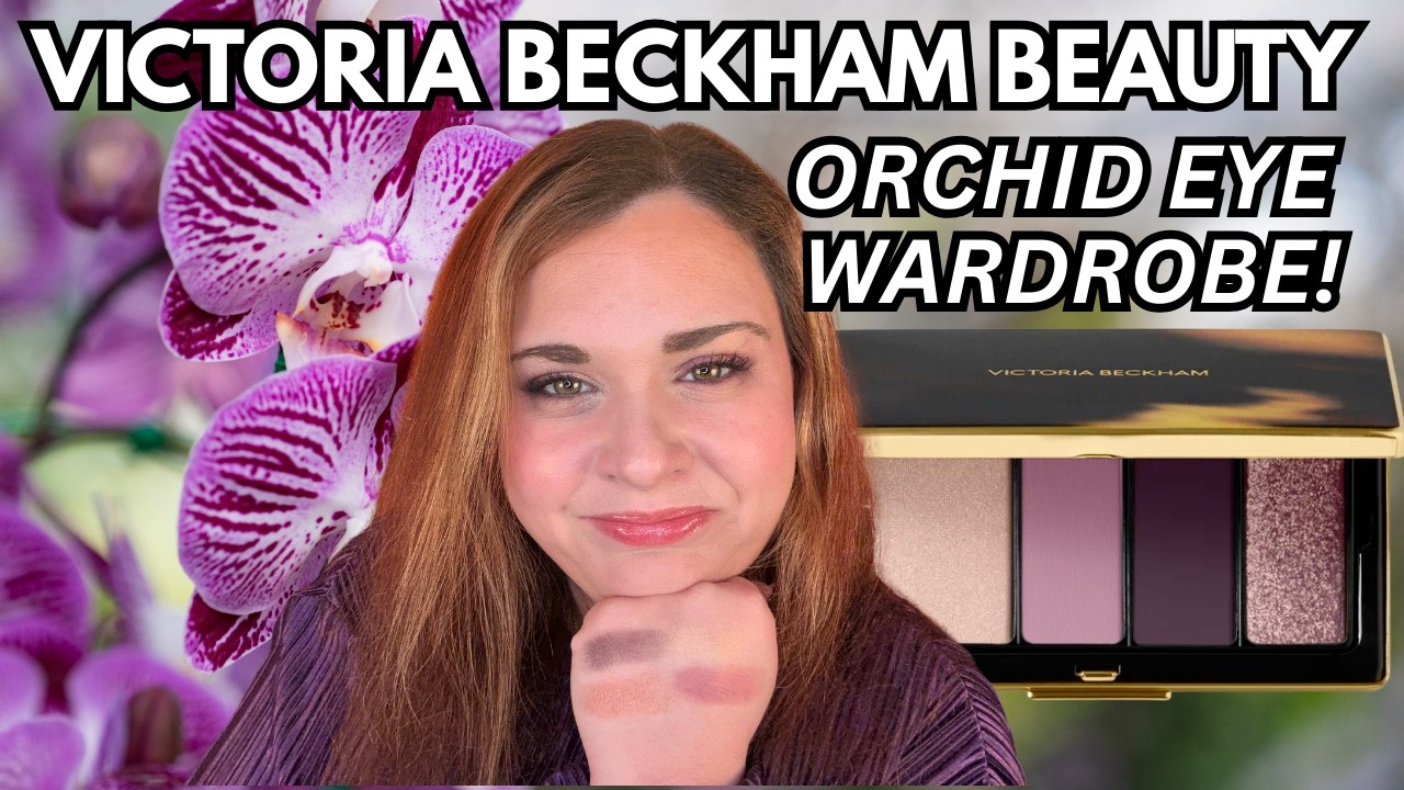 NEW VICTORIA BECKHAM ORCHID EYE WARDROBE! Eyeshadow Palette Review