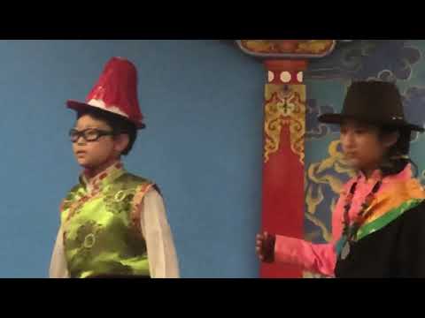 陈破空：海外西藏学校表演山区歌舞：藏族孩子们舞起来！纽约汉藏联欢晚会（之一）。2019年冬假 