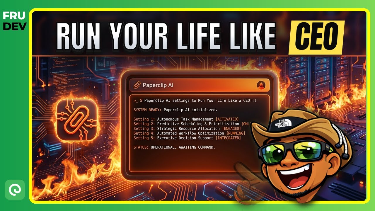 5 Paperclip AI settings to Run Your Life Like a CEO!!! - YouTube