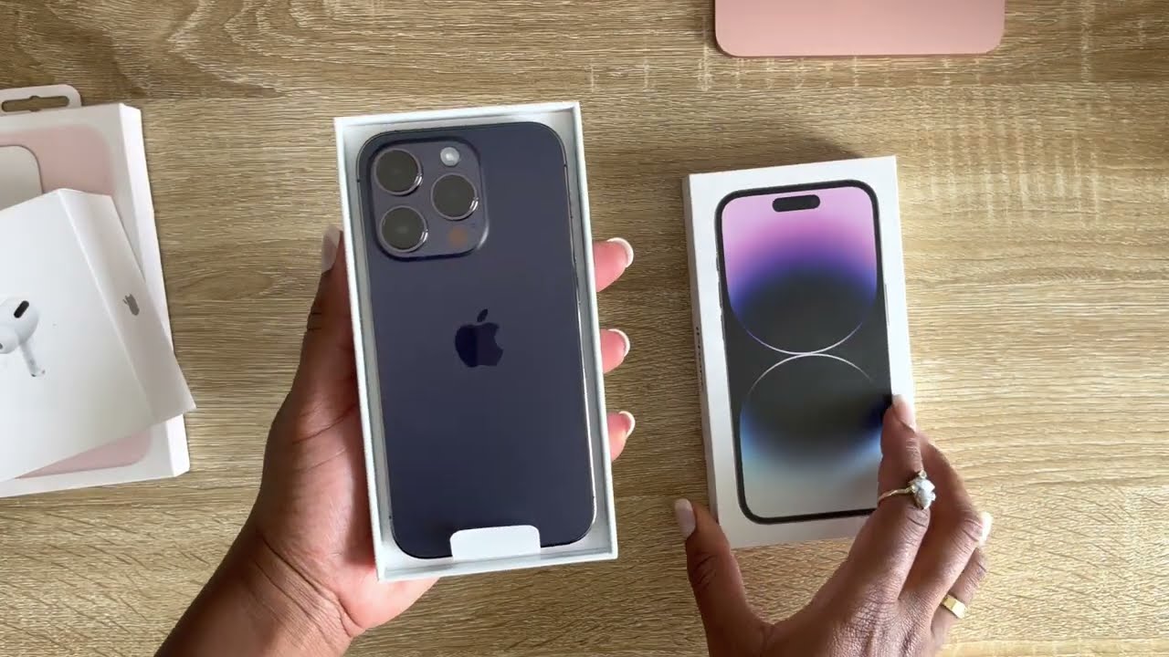 iPhone 14 Pro Purple unboxing + free GIVEAWAY 💜 - YouTube