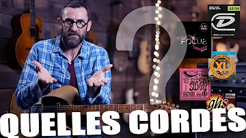 Quelle taille cordes guitare ?