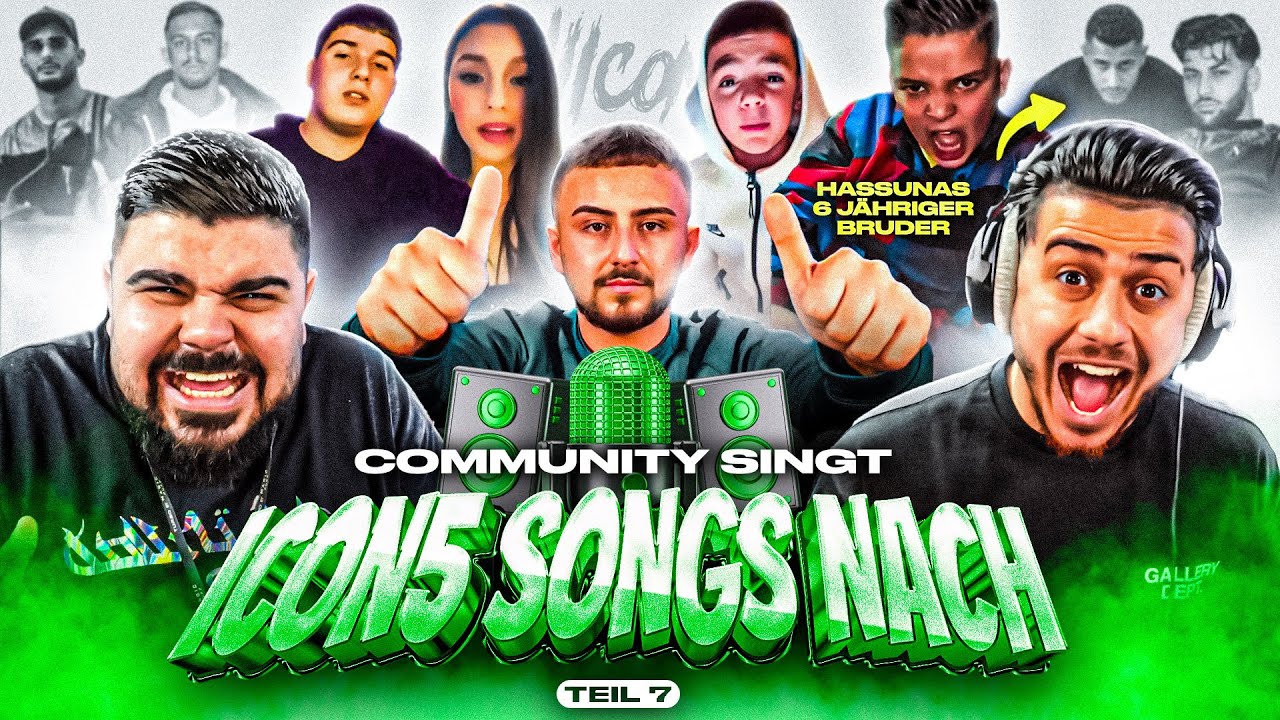BRUDER von HASSUNA bei ICON 6 ? 😂 COMMUNITY CHALLENGE mit RASA