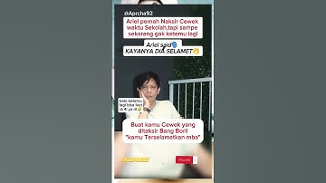 Ariel Naksir Cewe Sewaktu SMP #shorts #ariel #arielnoah #artis #selebriti #beritaterkini #viralvideo