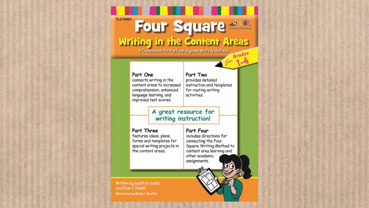 Four square writing, Writing templates, Four square