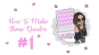 How To Make Theme Divider #1