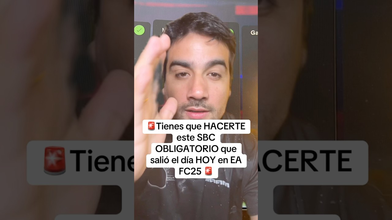 🚨SBC OBLIGATORIO en el EA FC25 🚨 