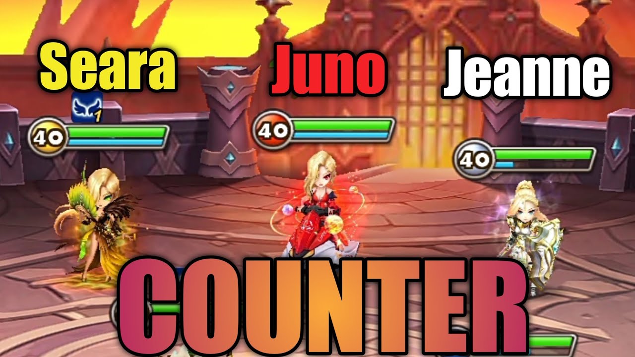 Counter Seara Juno Jeanne World Guild Battle Summoners War STC Channel