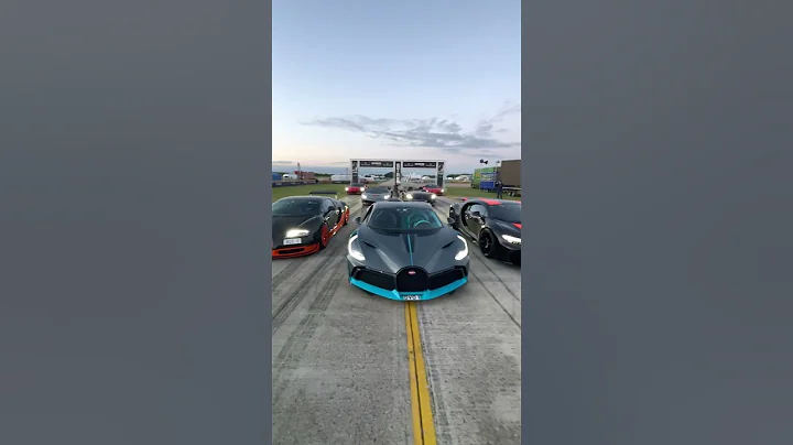 A Bugatti Divo joins a Chiron and a Veyron