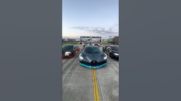 A Bugatti Divo joins a Chiron and a Veyron
