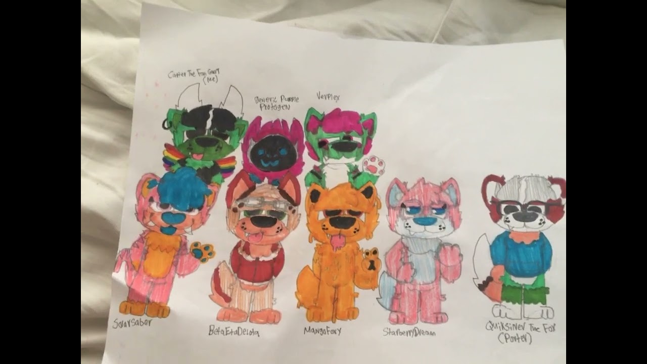 Fanarts of most of the Furtubers that I Subscribed too!￼