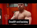 First youtube vid/ deadlift and back