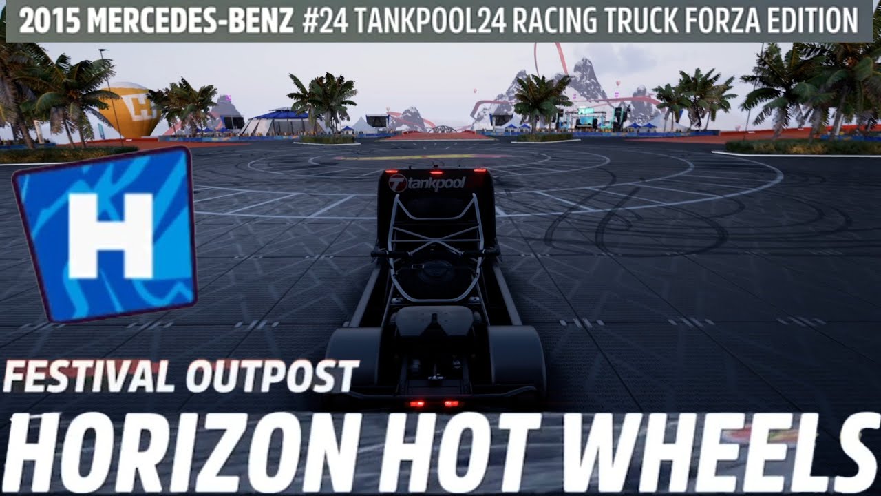 Hot Wheels Outpost Stock vs Tuned 2015 Mercedes Benz Racing Truck 