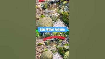 Pond & water feature repairs - Pond over flow to feature #diy #waterfall