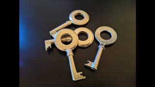 Fixing and reproducing a vintage key out of brass