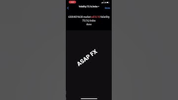 Sniper entry on Volatility 75 (1s) deep profit. Milking Deriv synthetic indices.