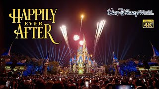 Happily Ever After Fireworks Hub View Complete Show 4K Magic Kingdom Walt Disney World 2023 07 01