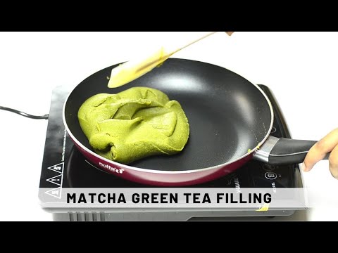 Matcha Green Tea Mung Bean Paste Filling for Mochi or Mooncake