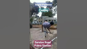 Casting Rigid Pavement #shorts #Viral