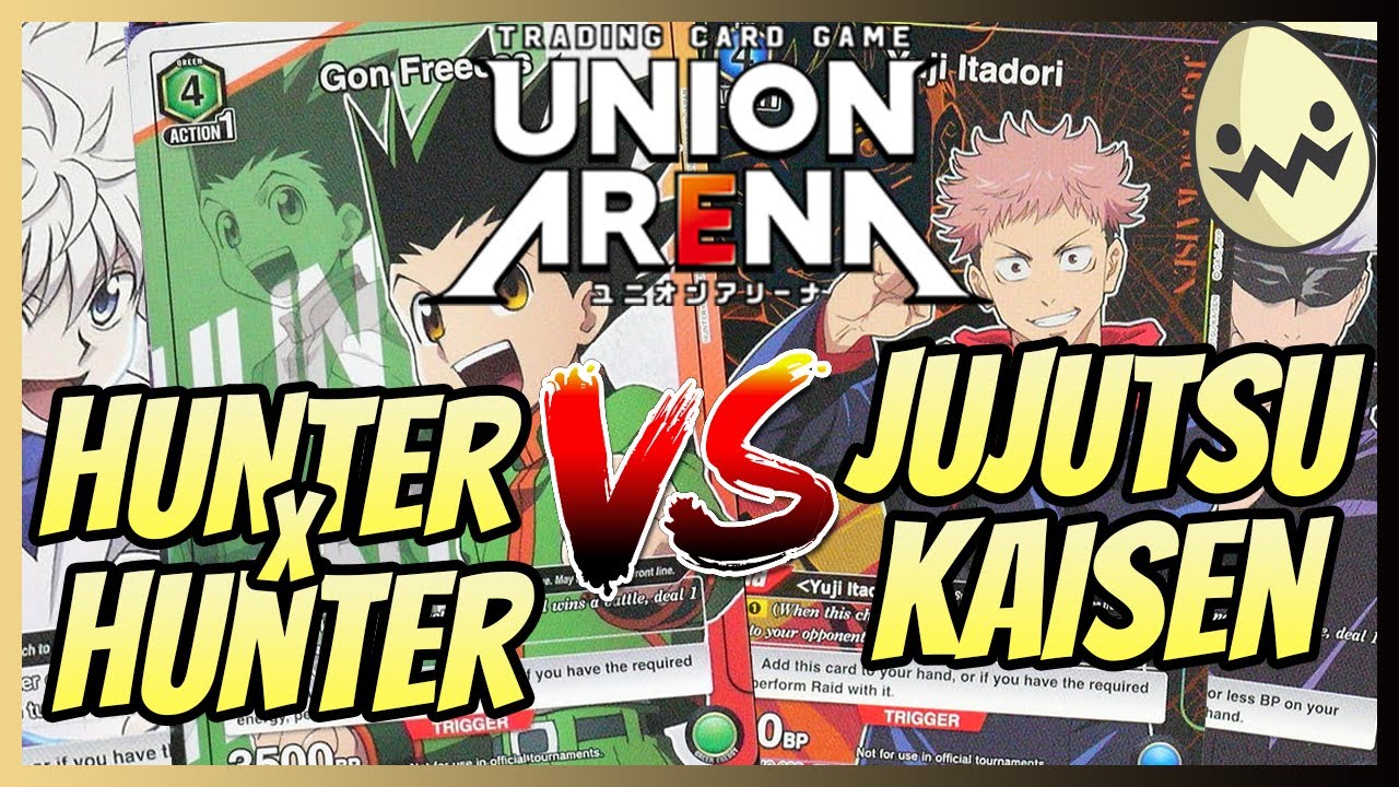 Union Arena: Example Match! HunterXHunter VS Jujutsu Kaisen Demo Decks!