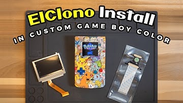 ElClono Game Boy Color Install - The Last BennVenn AGS-101 GBC Mod Tutorial