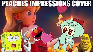 PEACHES, but it's Voice Impressions (COVER)