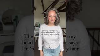 Not forcing, just enhancing 😃 #curlyhair #hair #curly #curlyhairroutine