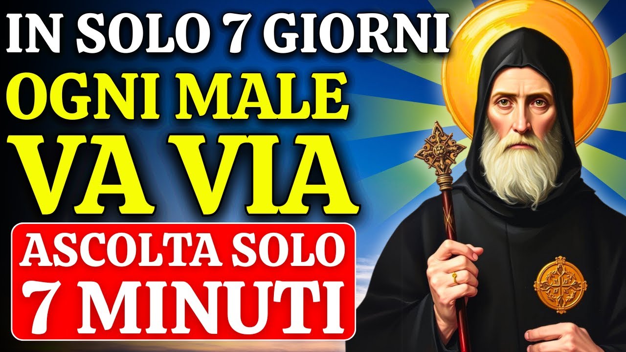 Preghiera Di San Benedetto Potentissima 🕯️ASCOLTA QUESTA PREGHIERA DI SAN BENEDETTO NELLA TUA CASA PER 7 GIORNI