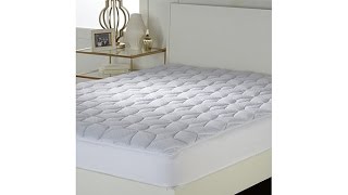 Concierge Collection Pin Dot Antimicrobial Mattress Pad
