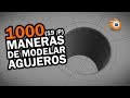 1000 maneras de modelar agujeros en Blender