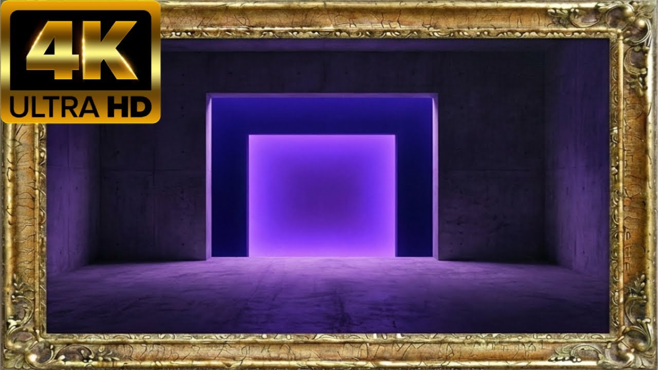 Frame | Tadao Ando Style 4K SILENT | The Floating Bridge: Architecture of Light for TV