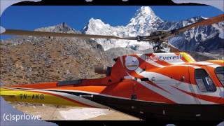 Landing At Lukla - Helicopter Operations - Heli Everest 9N Akp