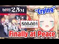 Kanade Opens Up About Her Struggles and Bursts Into Tears After Reaching 500K[Hololive/EngSub/JpSub]