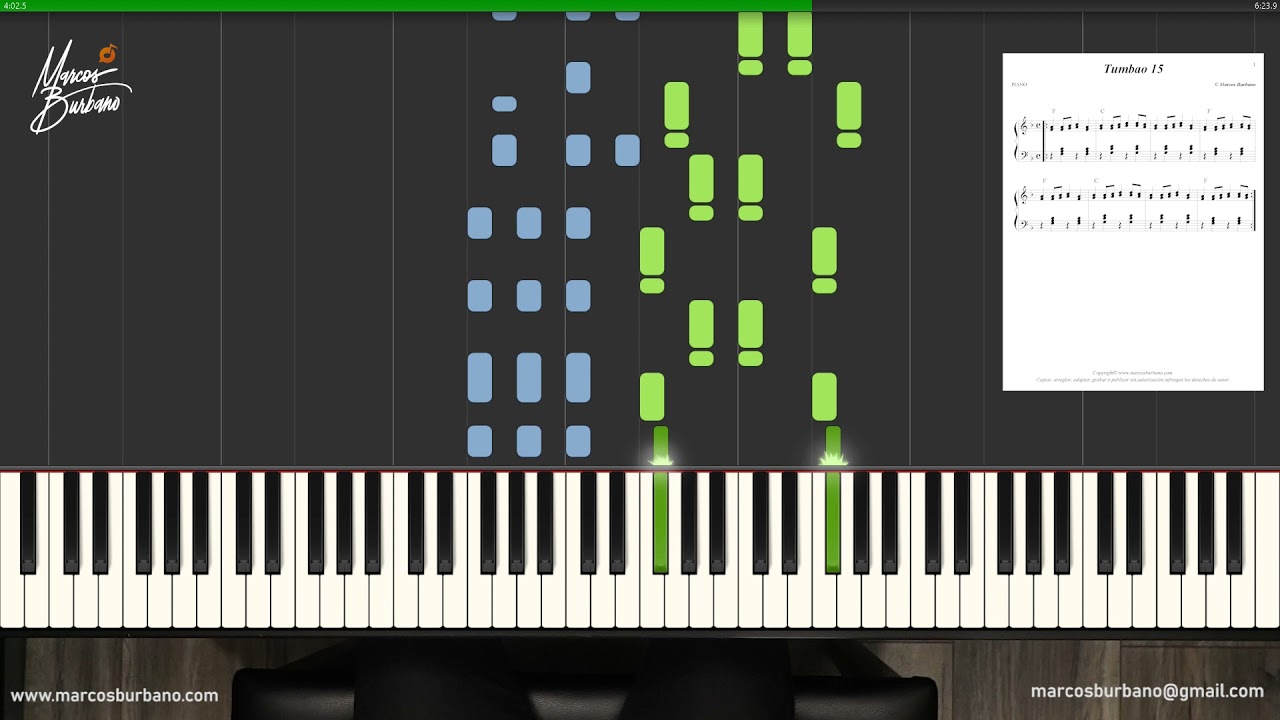 26 Tumbaos de Merengue para Piano