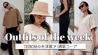 1週間コーデ【ZARA・ユニクロ使った】春夏版【佐野真依子】