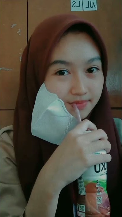Minum susu kak, cewe pake masker damage bertambah, kalo di buka ya hoky hokyan 😂 #shorts