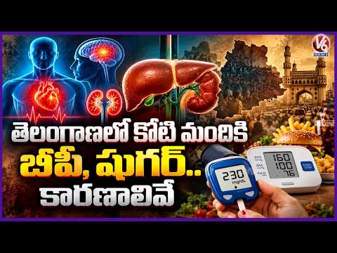 Crores Of People Affected With Sugar And BP In Telangana | Special Story | V6 News - V6NEWSTELUGU