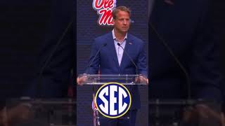 Lane Kiffins Reaction To His First Question Being About Saban At Sec Media Days