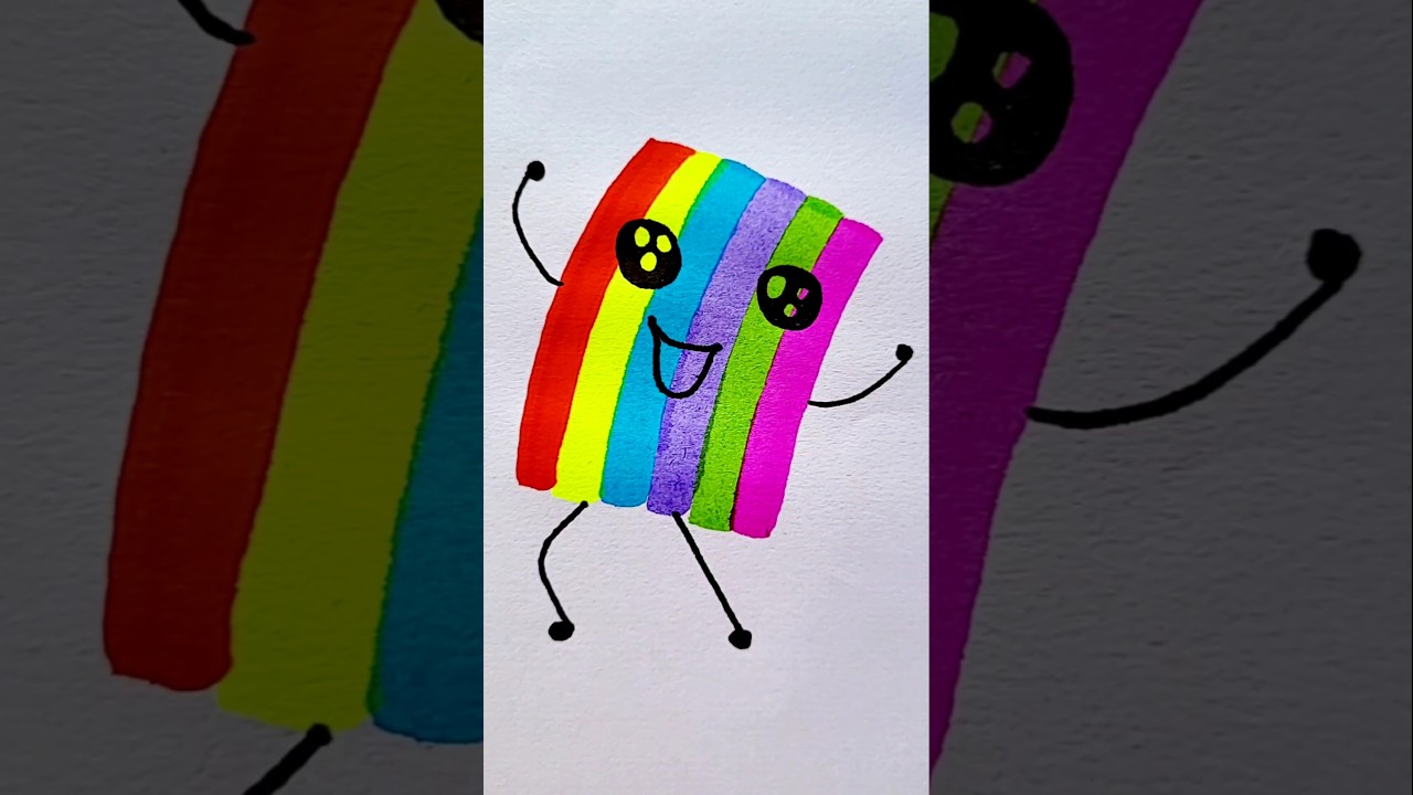I could be every colour you like 🌈 😃 | Cute Drawing Coloring #viralvideo #art #shorts #shortsfeed