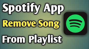 Spotify Remove Song From Playlist | Spotify Delete Songs From Playlist | Spotify