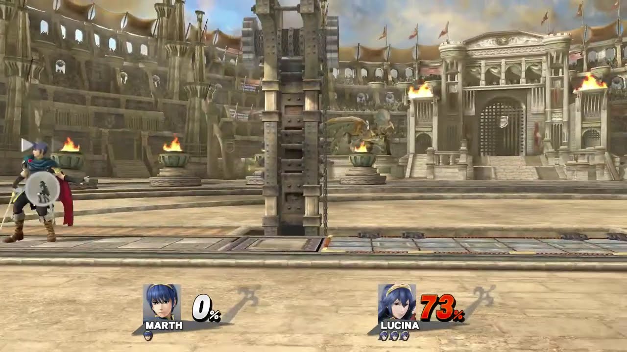 Super Smash Bros For Wii U Marth VS Lucina - YouTube