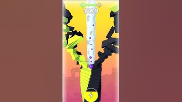 Stack Bounce #gameplay #mobilegame #youtube #short #viravideo