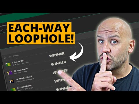 Each-Way Betting Strategy Loophole Revealed…