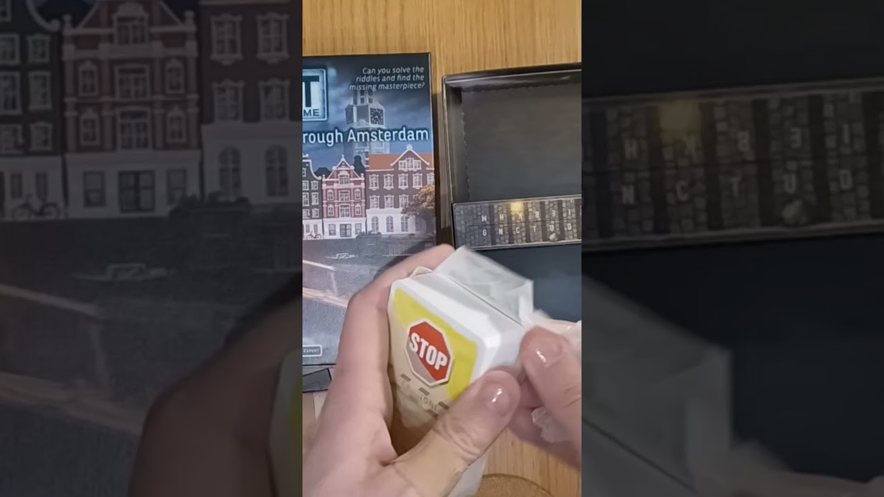 Exit: The Game The Hunt Through Amsterdam board game co-op escape room AmassGames unbox how to play