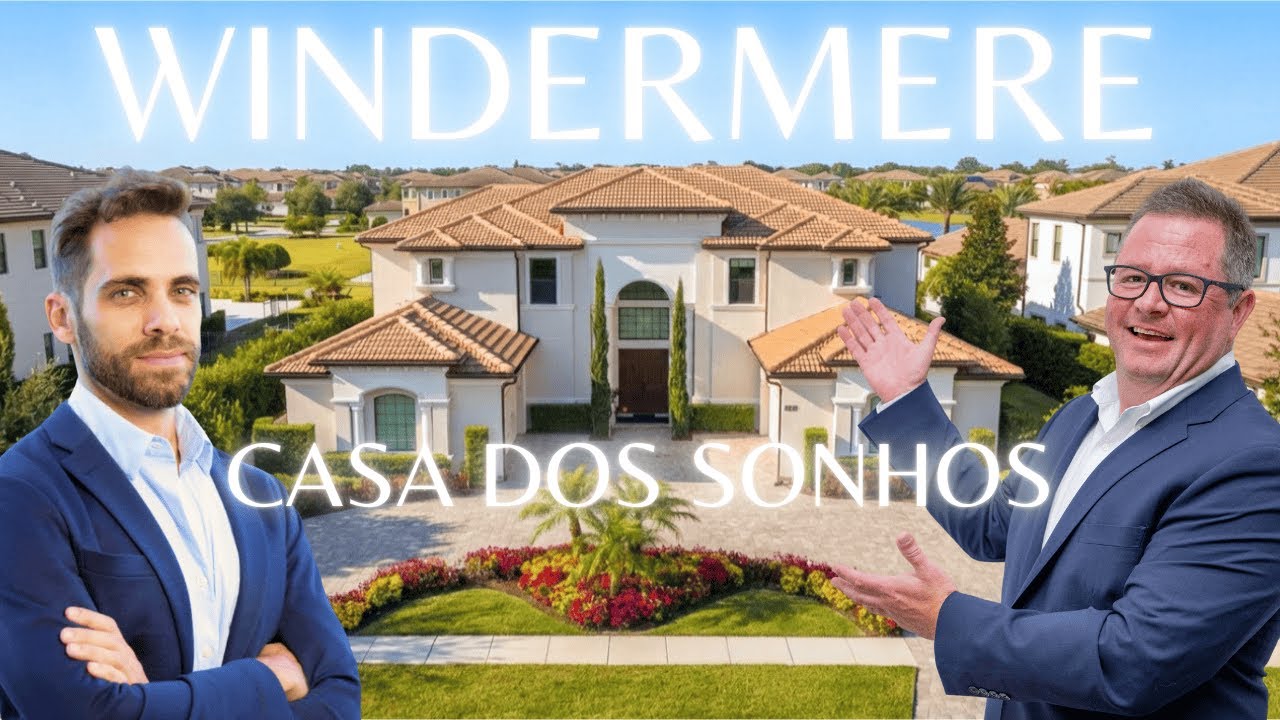 Mansão de Luxo em Windermere com Vista para o Lago | Tour Completo