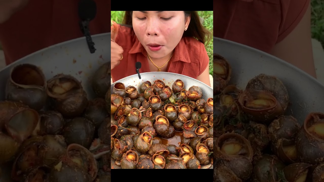 snail fried so yummy , snails recipe , seafood snails 