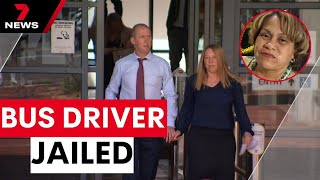 Bus driver jailed after a schoolboy died in a tragic bus crash | 7NEWS
