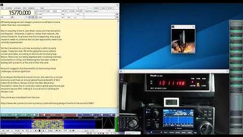 Shortwave Radiogram #232 Nov 26 2021 on 15770Khz Shortwave Radio R8600