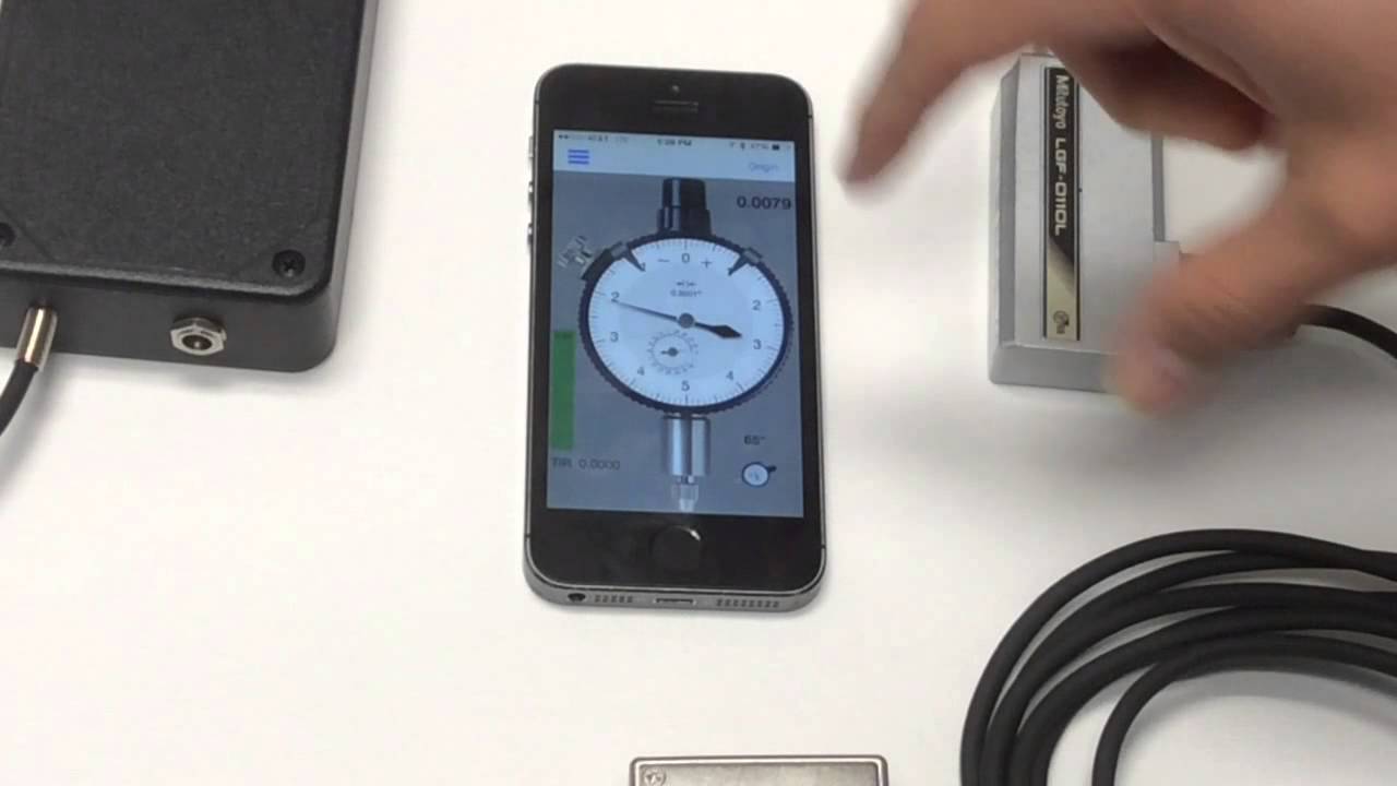 Wireless Bluetooth low energy measurement of Mitutoyo LVDT